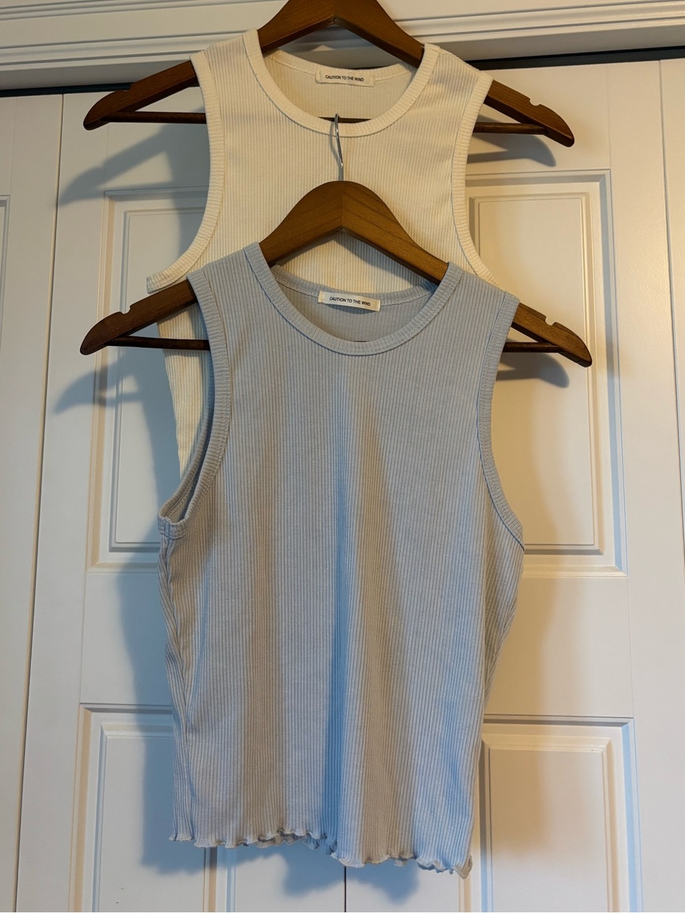 ❗️BUNDLE❗️Caution to the Wind ribbed basic tank tops